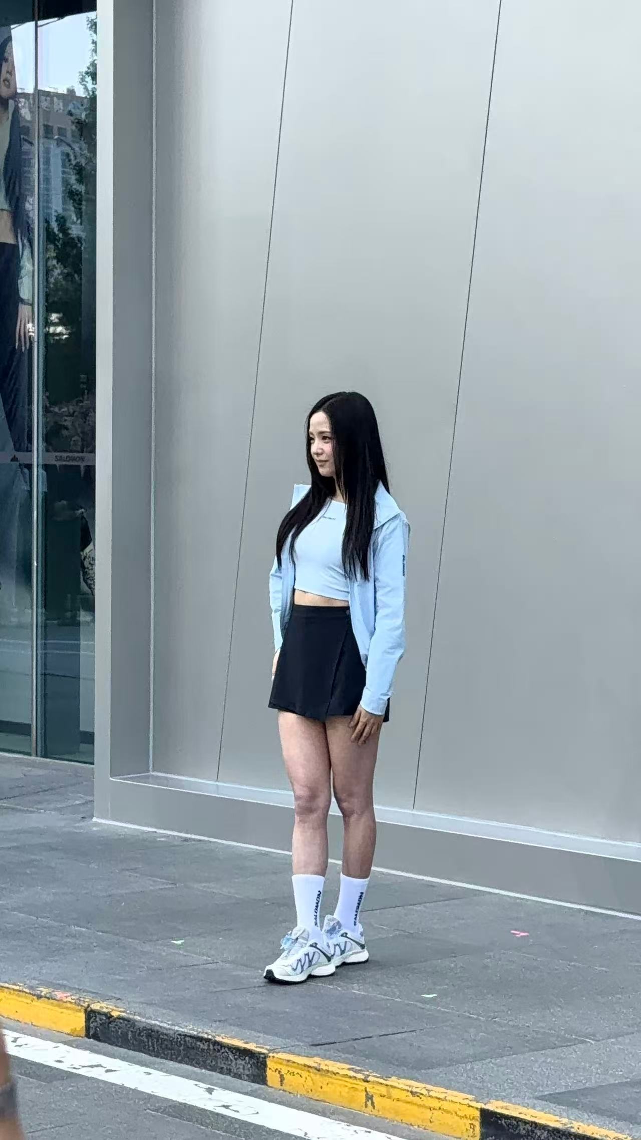 JISOO x Salomon北京活动高清大图，来源水印💙金智秀