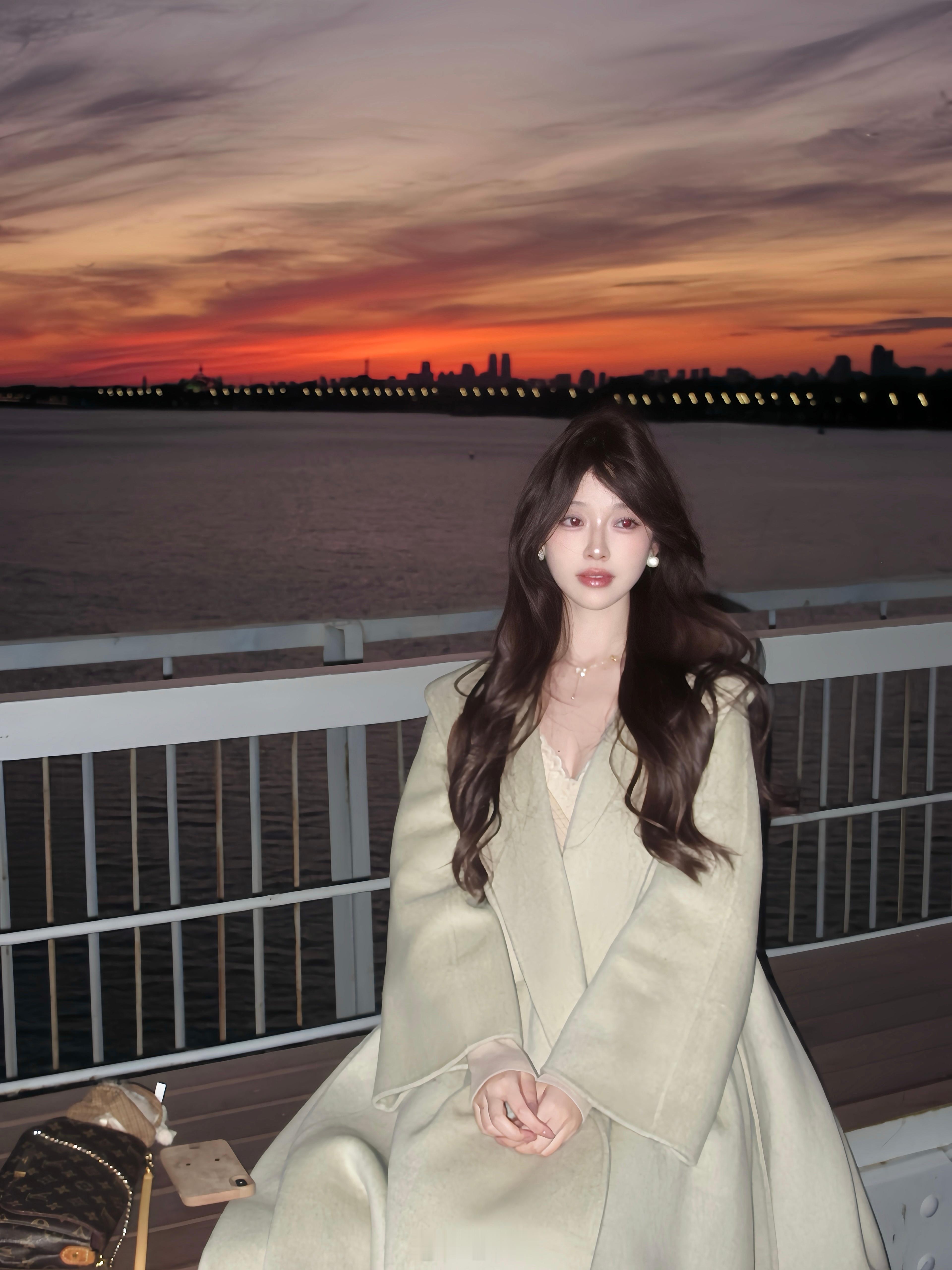 松花江上的绝美日落🌅  ​​​