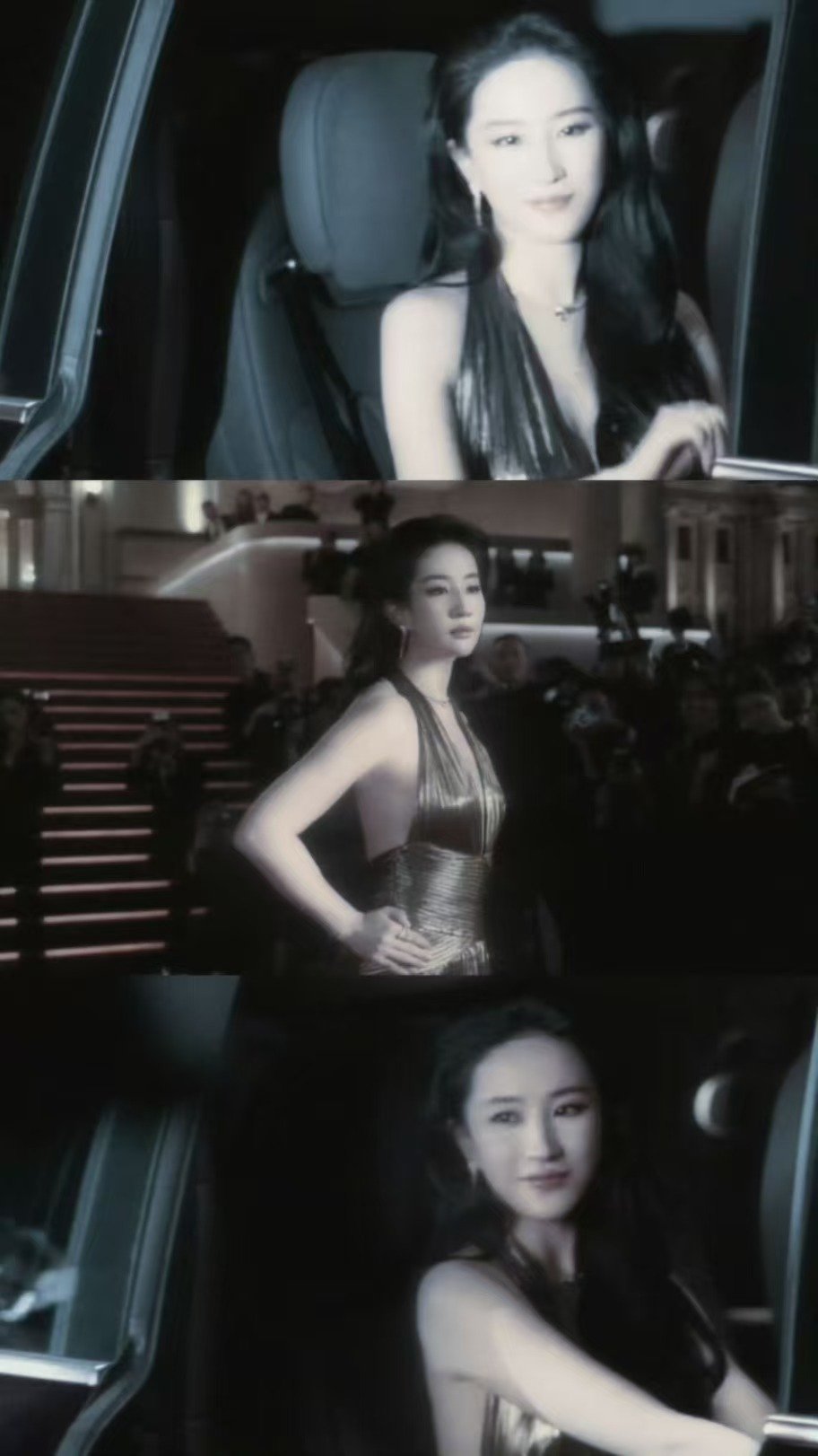 刘亦菲背影曲线刘亦菲巨星味 刘亦菲背影曲线，好曼妙吧！巨星味十足 