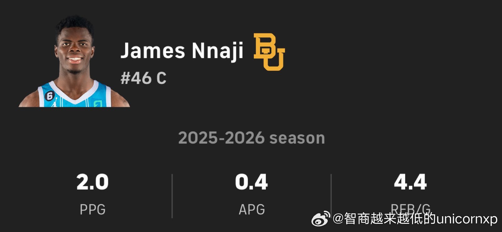 James Nnaji如今在NCAA的表现是否会让NBA球探重新审视对于国际球员