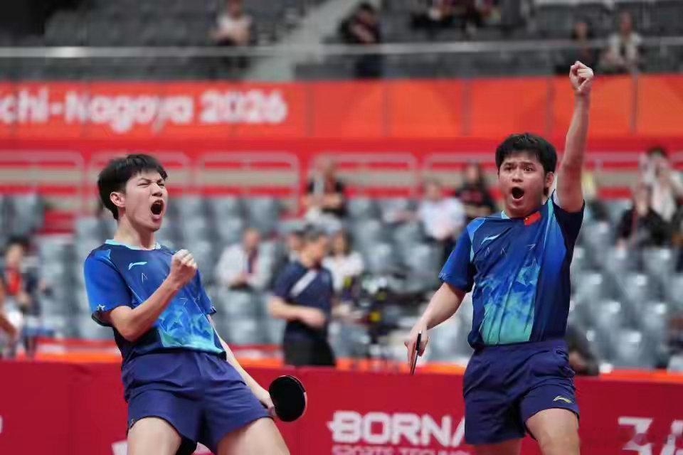 北京时间9月28日消息，爱知·名古屋第20届亚运会继续进行。乒乓球男子双打决赛中