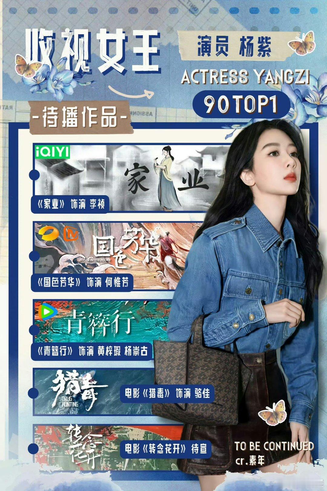 90花待播作品汇总杨紫｜迪丽热巴｜白鹿｜谭松韵｜李沁｜李一桐 ​​​