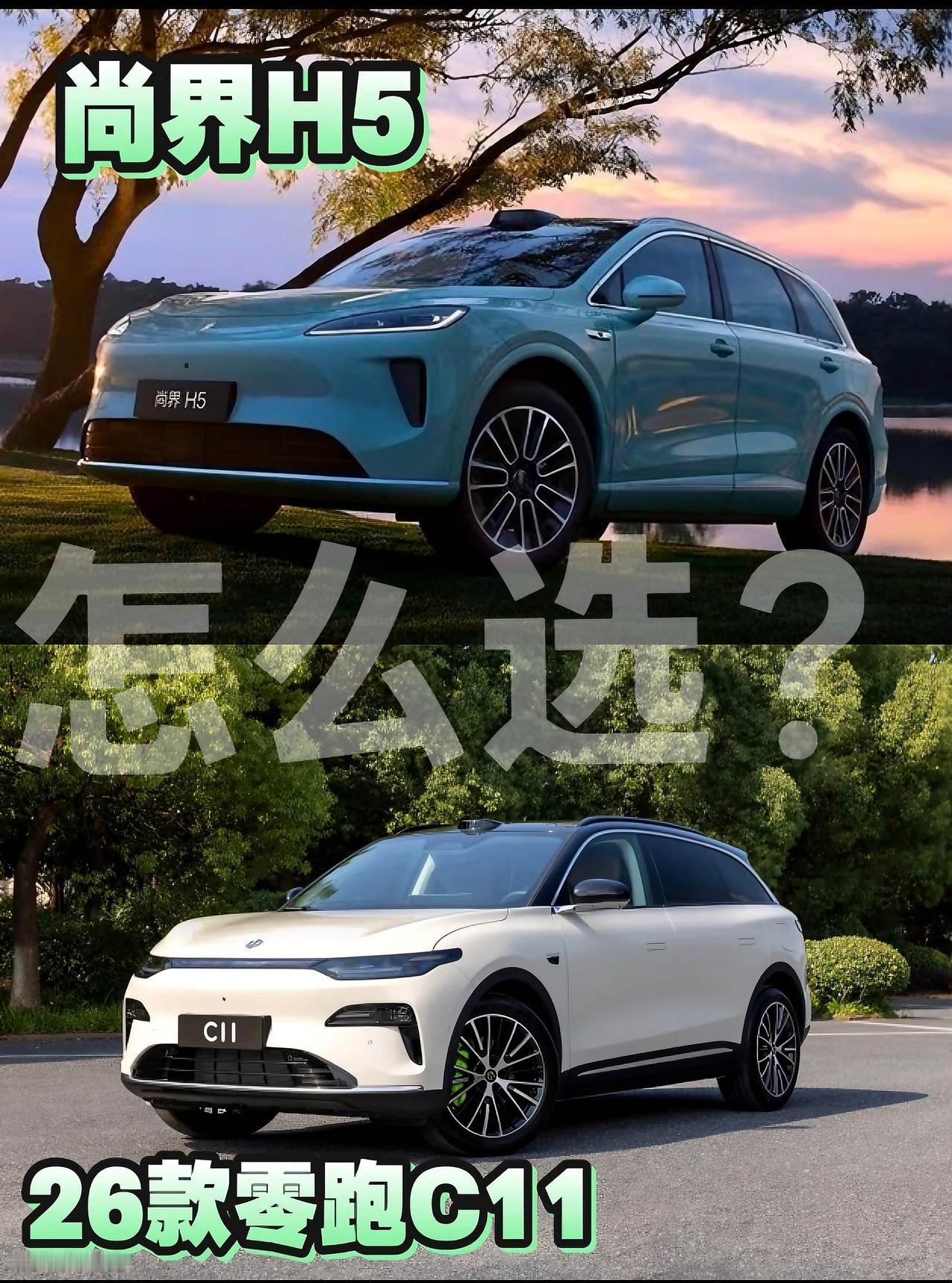 15万级纯电SUV底盘大PK！零跑C11和尚界H5，谁才是过减速带的高手？
前两