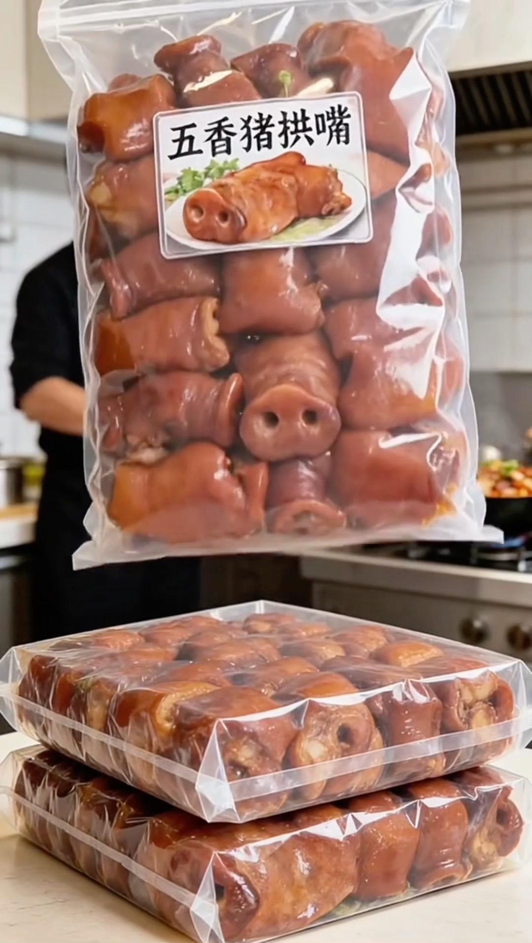 到手一斤 五香猪拱嘴，卤香入骨，肉质紧实弹牙开袋即食，解馋又下饭 酒桌...