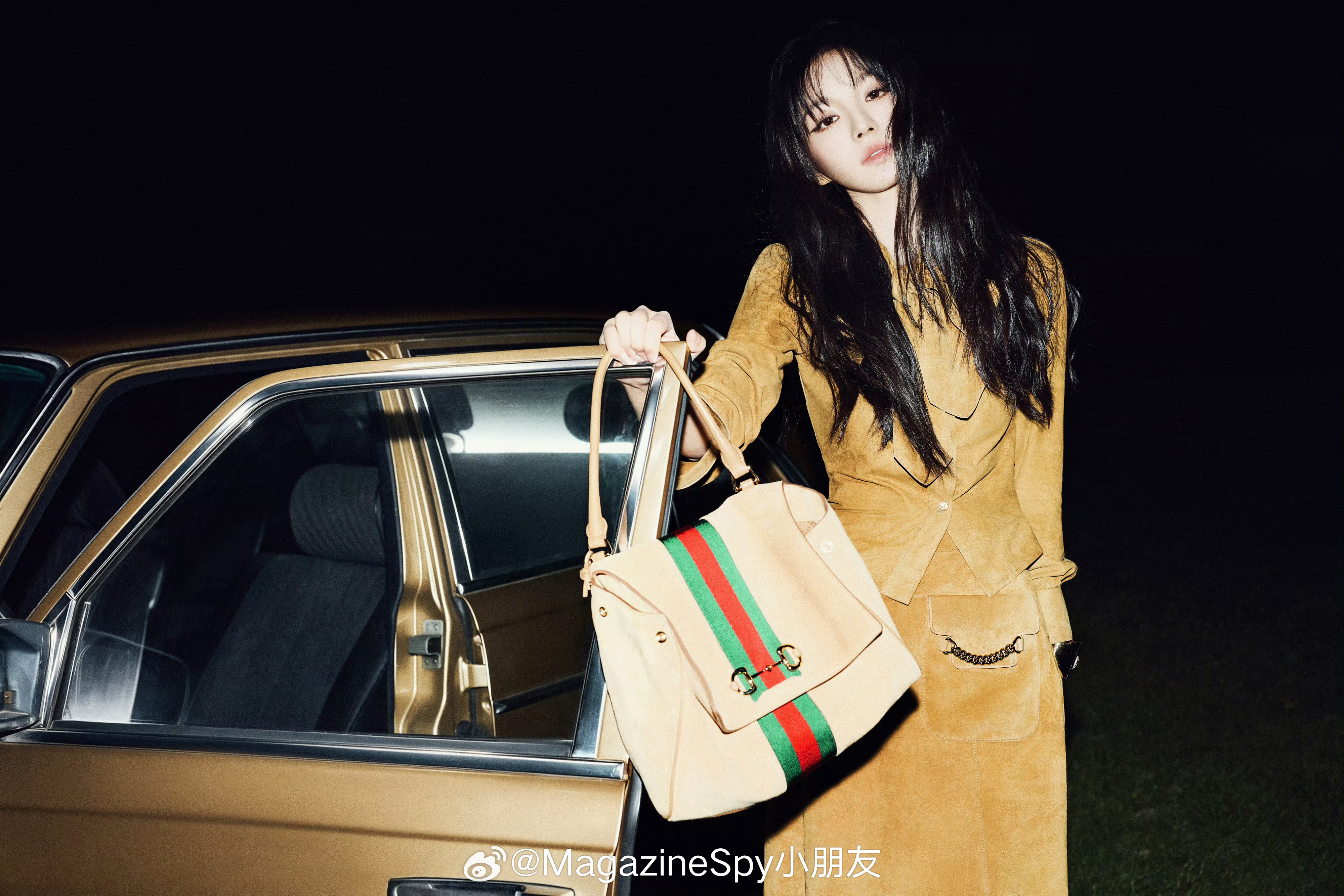田曦薇gucci第二套 田曦薇古驰新加坡活动造型图集，身穿Generation 