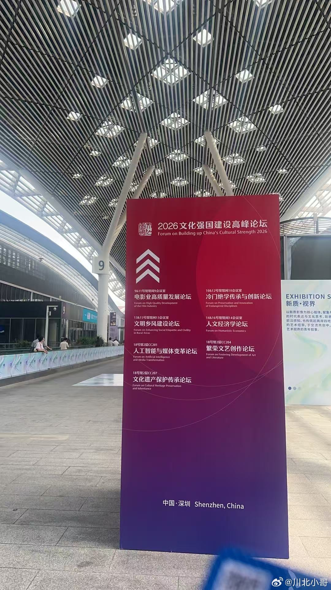 5月22日，2026文化强国建设高峰论坛 繁荣文艺创作论坛 在深圳举行，现场专家