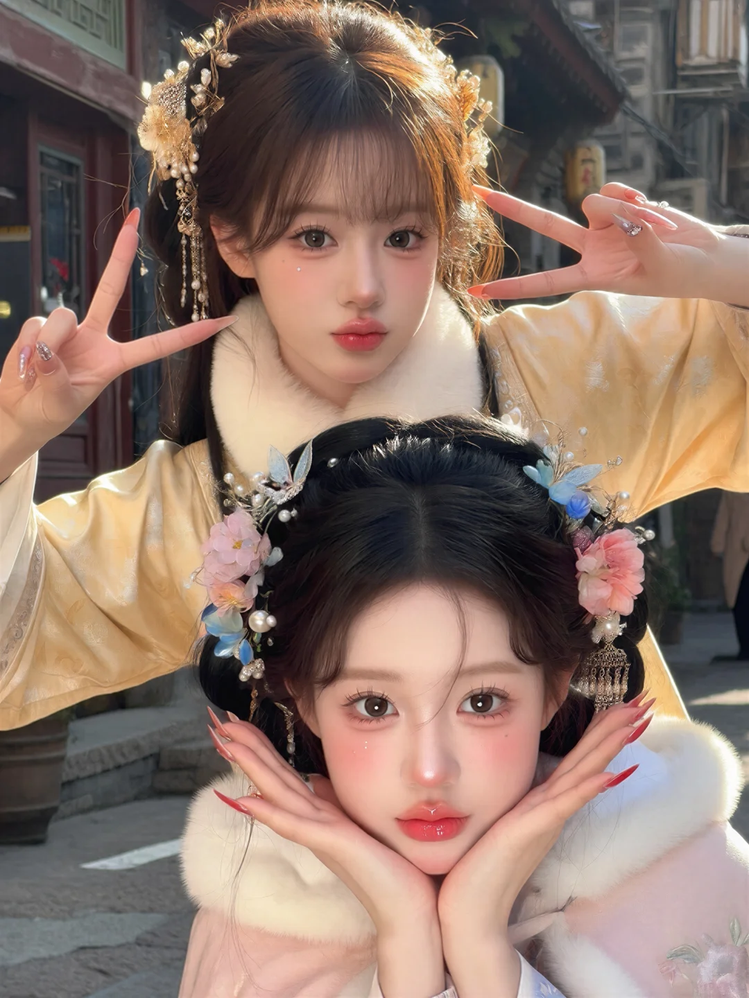 闺蜜照 氛围感 好嘞是闺蜜 时代姐妹花永远不分家