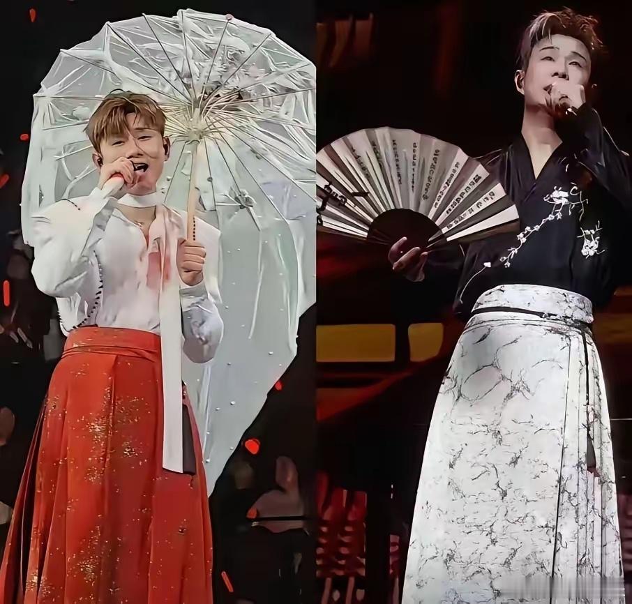 同样是马面裙，张杰穿上被吐槽，小沈阳却封神了，这事不对劲。 ​​​