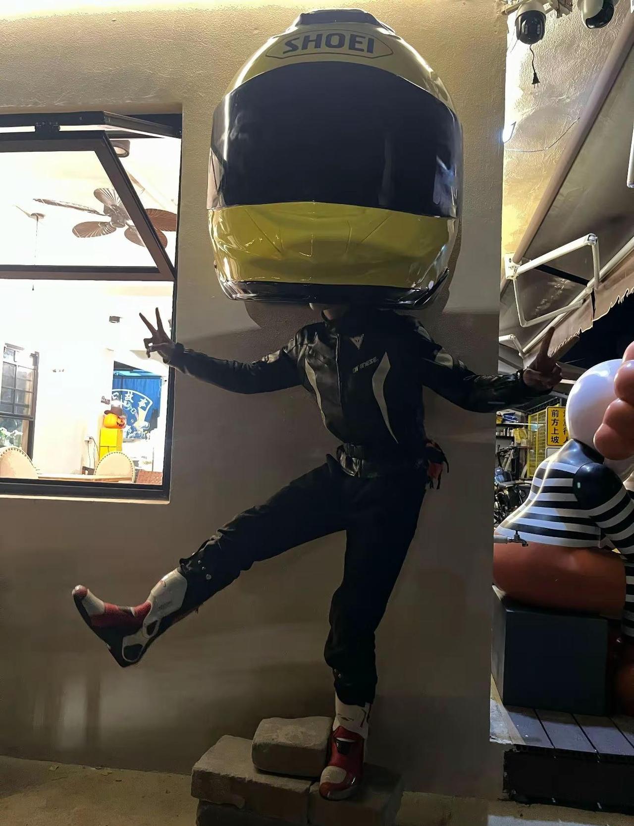 出去骑100公里动一动谁知道是这个冻一冻啊冬天 机车 450sr 安全出行