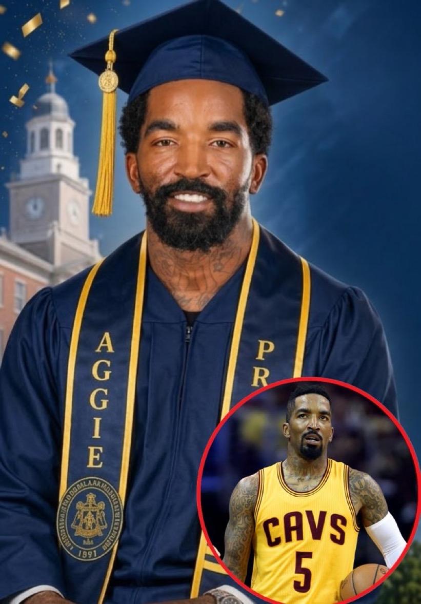 高龄毕业生🎓退役NBA球星J.R. Smith 将于下个月以40岁高龄从北卡罗