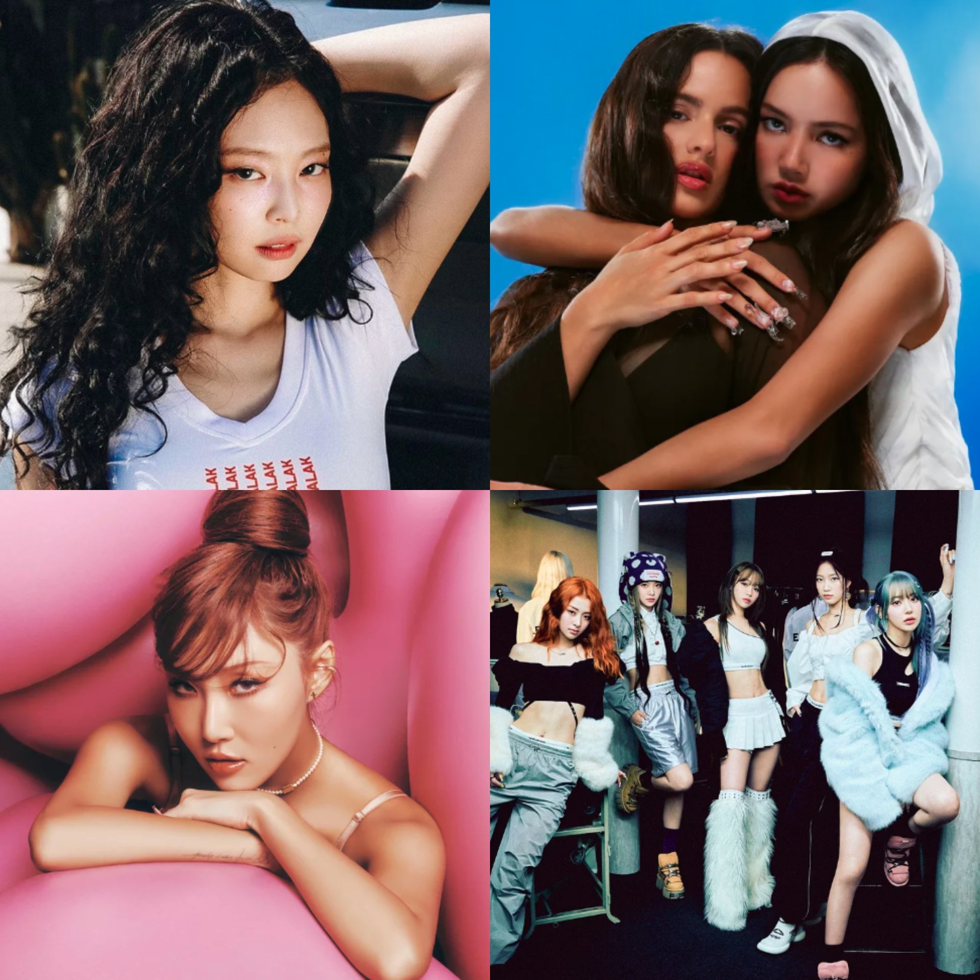 Dua Lipa分享了四首她近期喜欢听的K-POP单曲:Jennie - Man