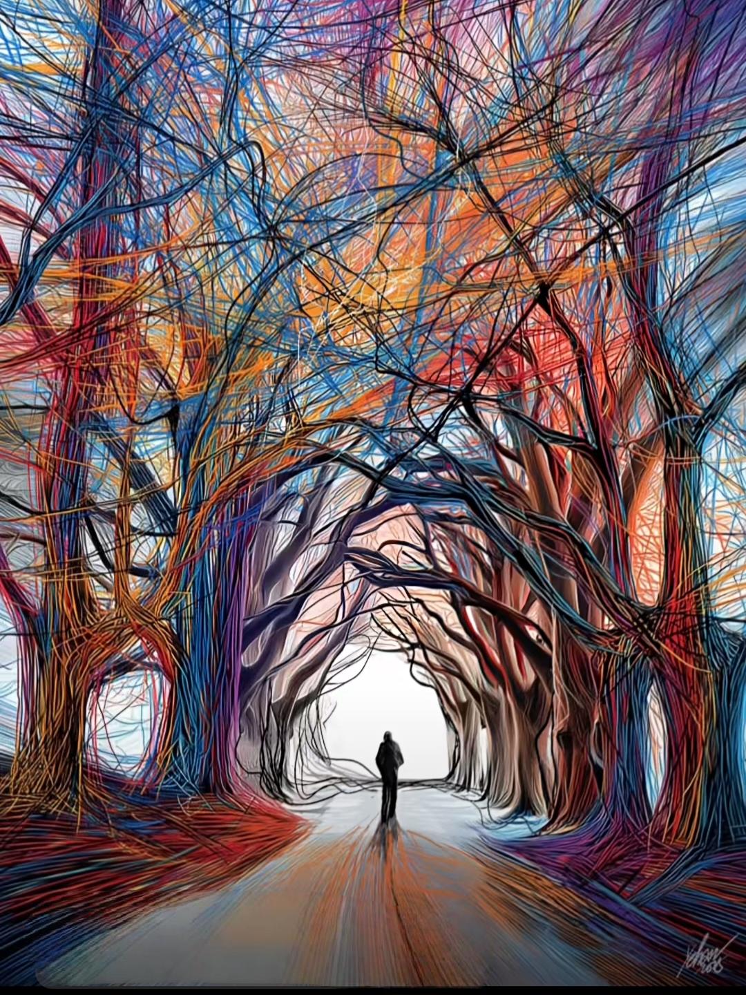 走进梦幻森林，遇见未知的自己森林梦幻氛围