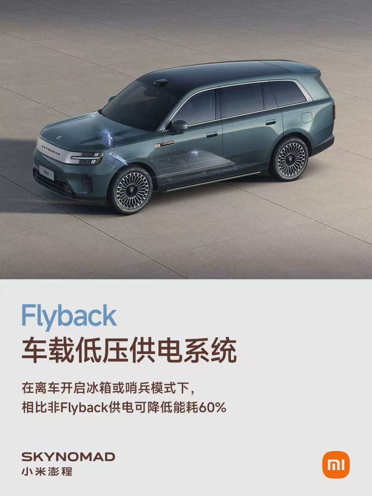 小米澎程，SU7、YU7一样的智能基座。第三代骁龙®8移动平台和英伟达Thor车