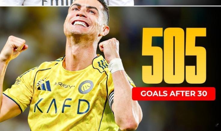 04月12日讯 沙特联第28轮，利雅得胜利2-0客胜阿科多，41岁C罗收获生涯第