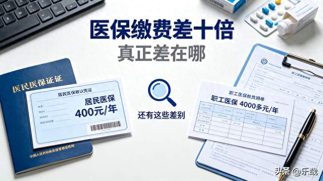 同样都是基础医保：一年交400和4000多，不只是报销比例的差距