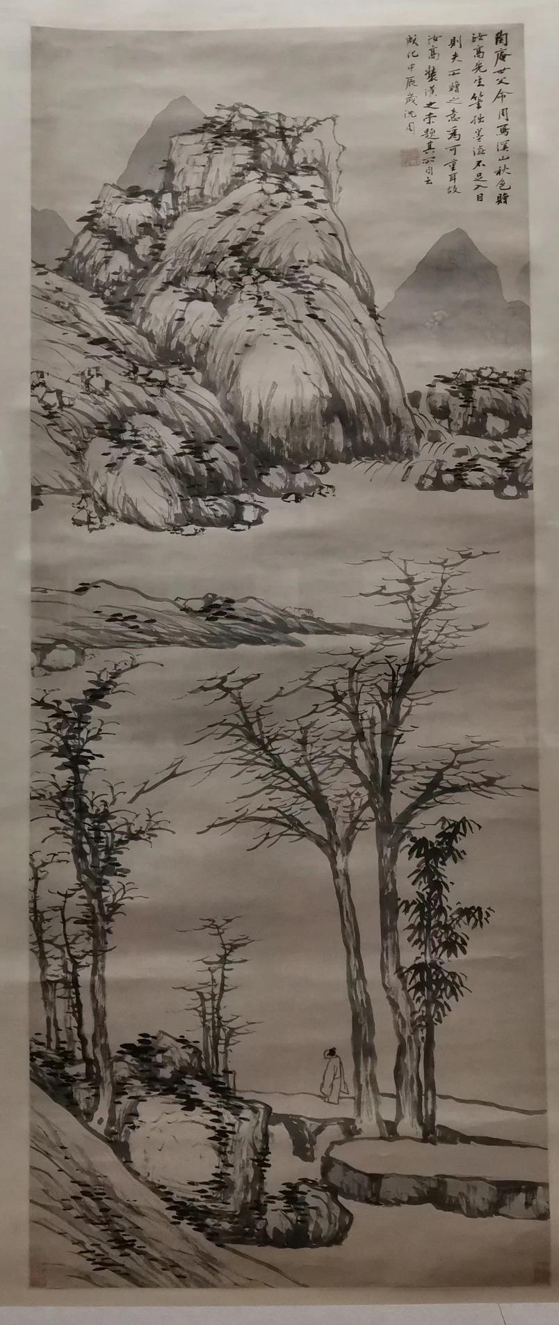 按下葫芦浮起瓢，瓜是越来越大

2023年3月，南博展出的沈周《溪山秋色图》，满