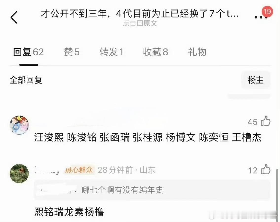 网友热议：你觉得TF家族四代TOP是谁？ 四代高会