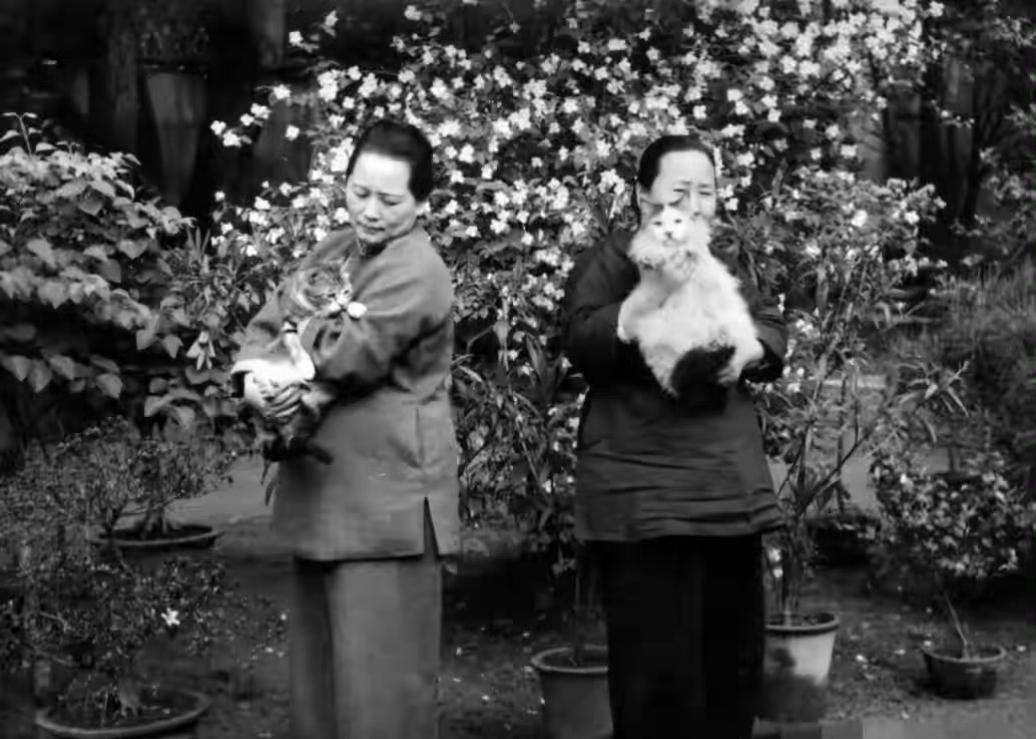 宋庆龄先生和保姆李燕娥的合影，燕娥1927年起陪伴宋庆龄，长达53年，两人胜似亲