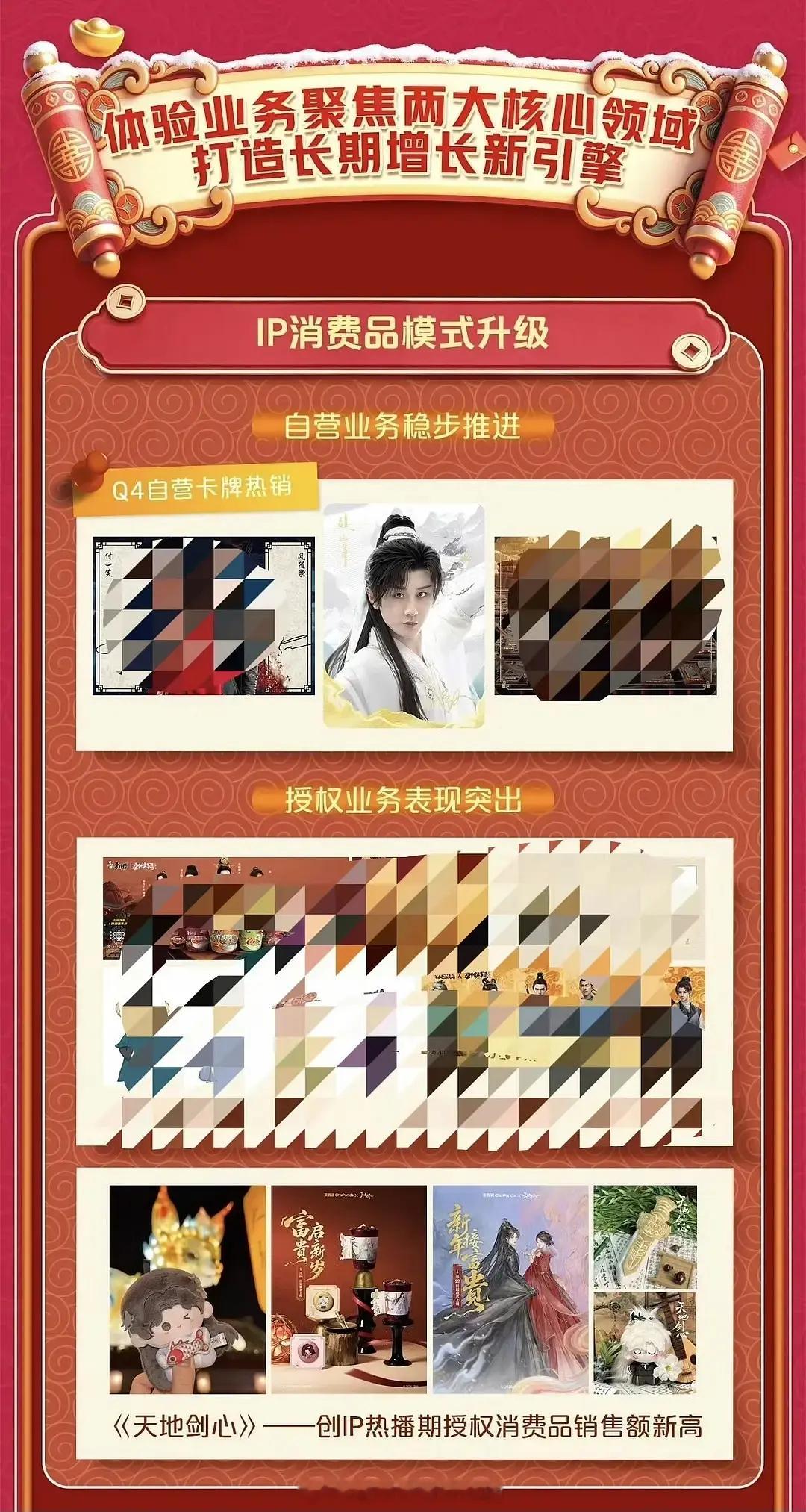 🥝Q4财报还在吹Q3的剧提到自营卡牌《赴山海》 《天地剑心》创IP热播期授权消