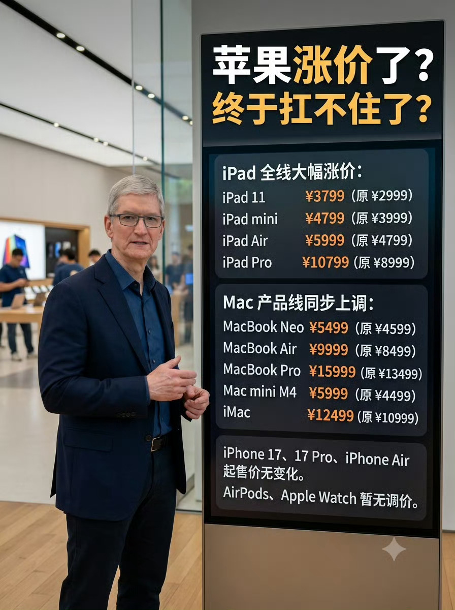 苹果涨价涨价得还挺多，堪比理财产品啊，那些前几个月买了的赚翻了，白用几个月甚至可