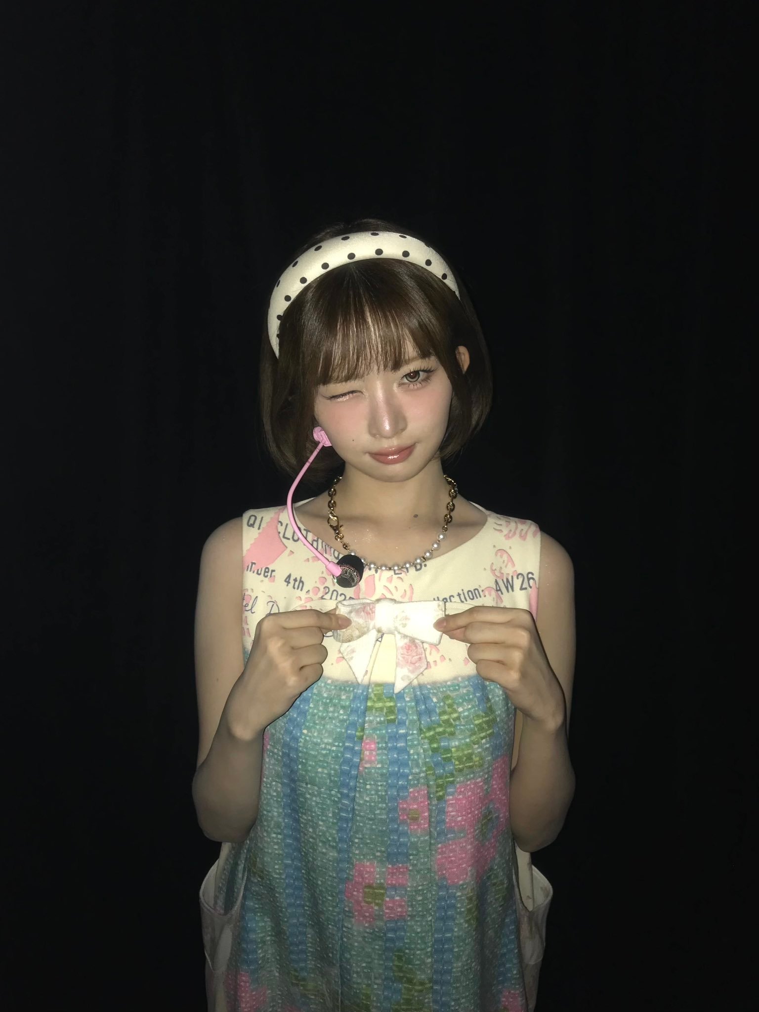 🫐更新这一天是复古风穿搭👗💗就算把不同花纹组合搭配也还是很可爱嘛～ > ̫