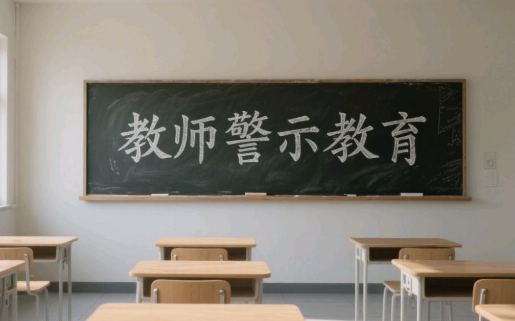 今天开学第一次教工大会，其中一个重头戏是对教师进行警示教育，放了一个录像，我认真