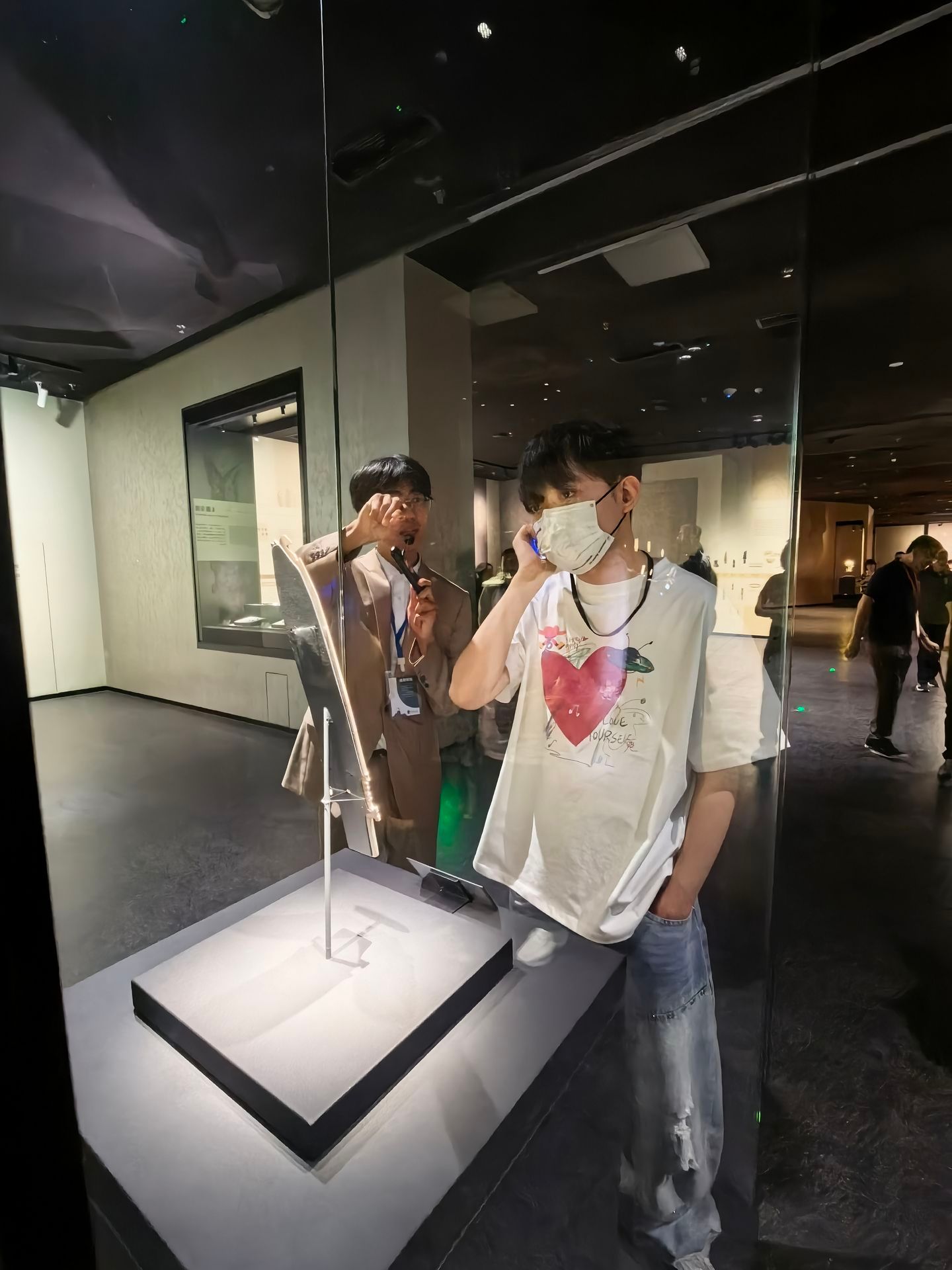 孙九芳的成都游客照。 