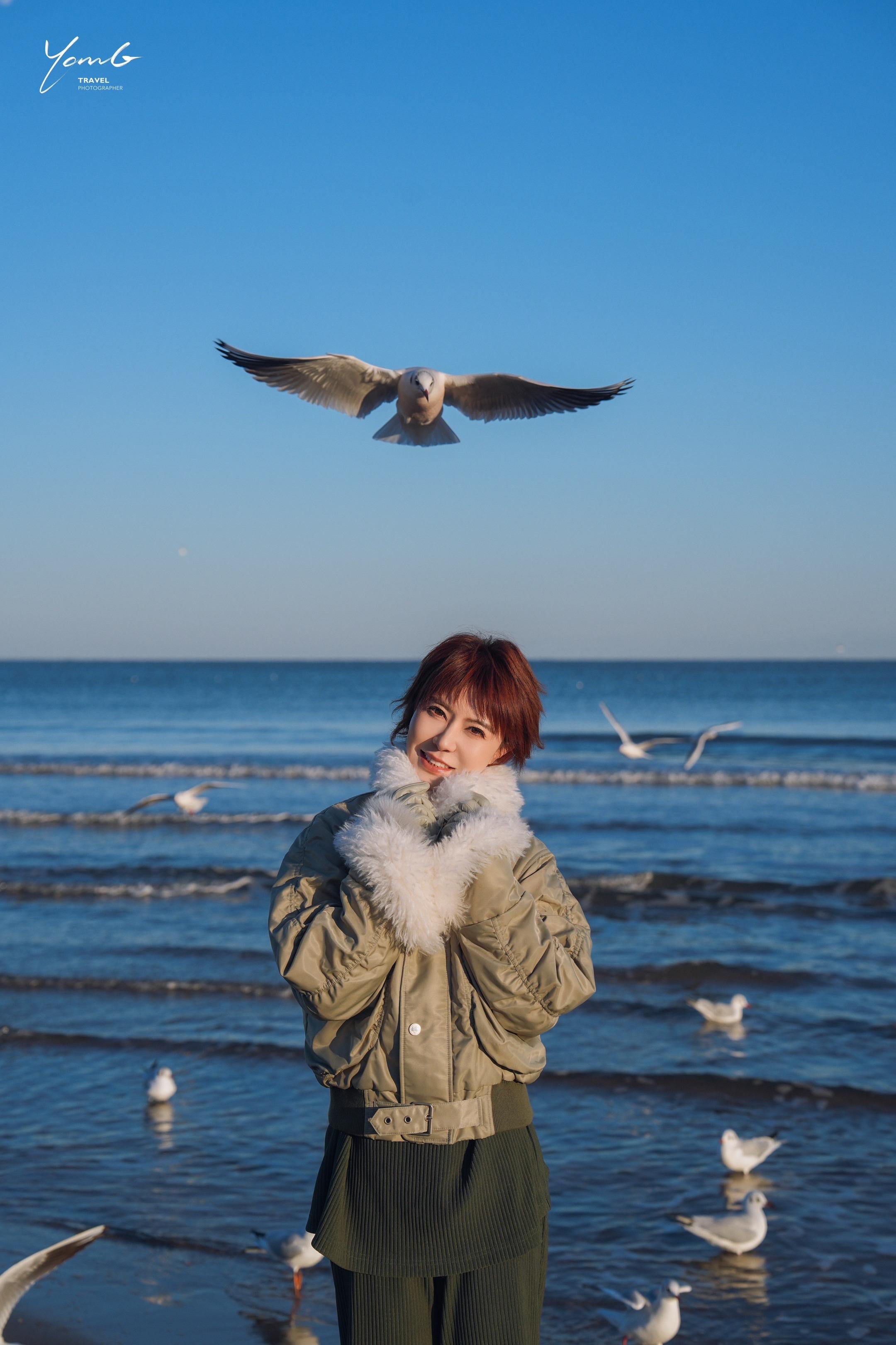 阿那亚旅拍日记.“看！是海鸥！” 按下快门的瞬间，我也把自由存档了。