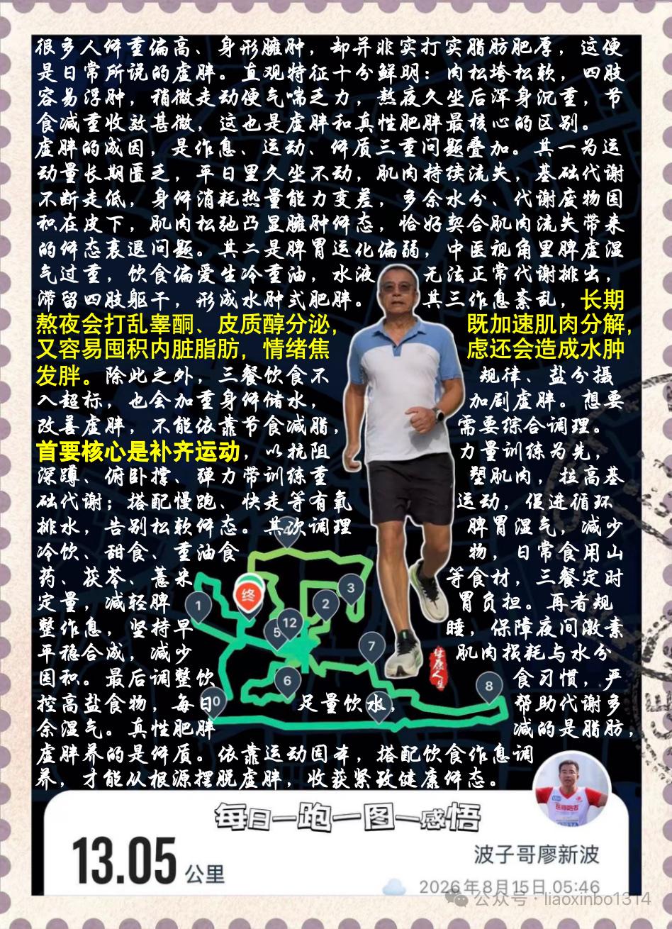 【读懂虚胖成因，科学调理重塑体态】很多人体重偏高、身形臃肿，却并非实打实脂肪肥厚