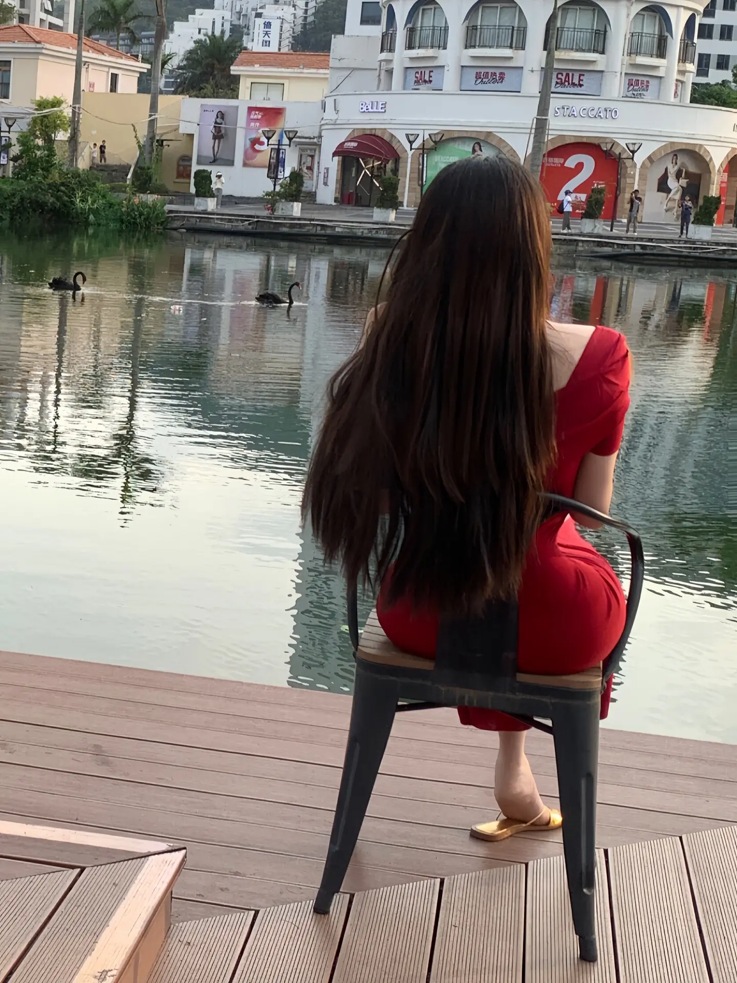 真的很喜欢这里 一坐就是一个下午太惬意了。🦢🦢天鹅们在这样的地方生活太幸福了吧 hey🦢🦢🦢我和你们一样都向往大海🌊和落日🌇啊 好羡慕你们耶
每天都能看到海上的落日🌇