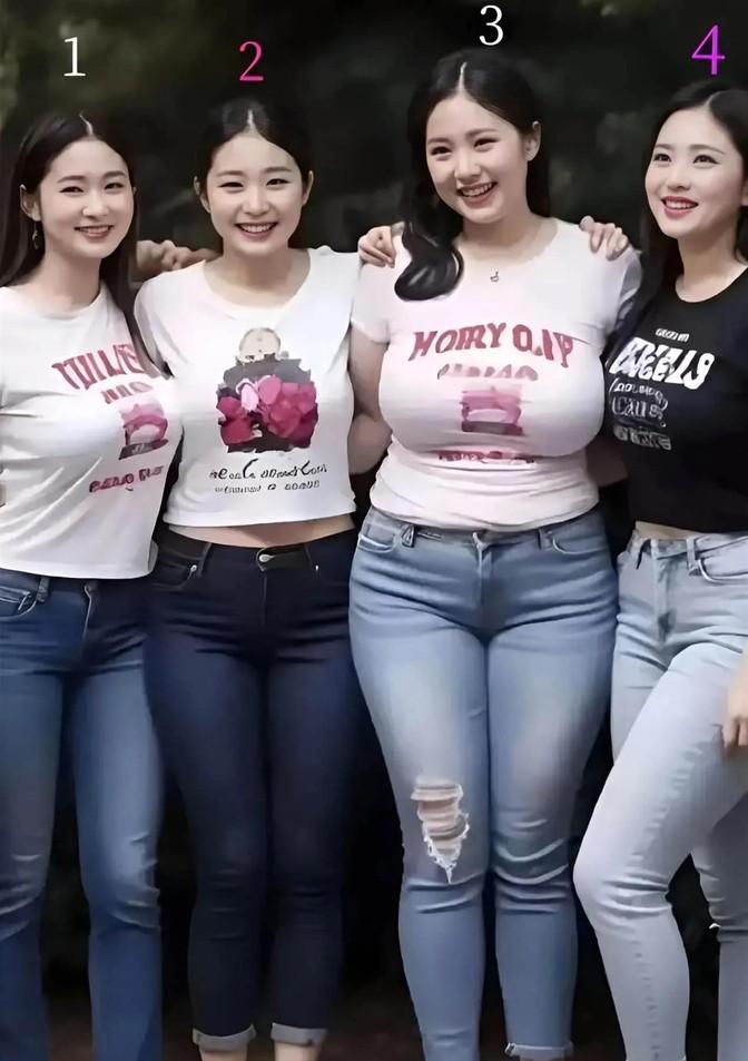 这几个妹子看着都挺有福气的，娶回家估计都能把日子过得红红火火。

第一个长得像邻