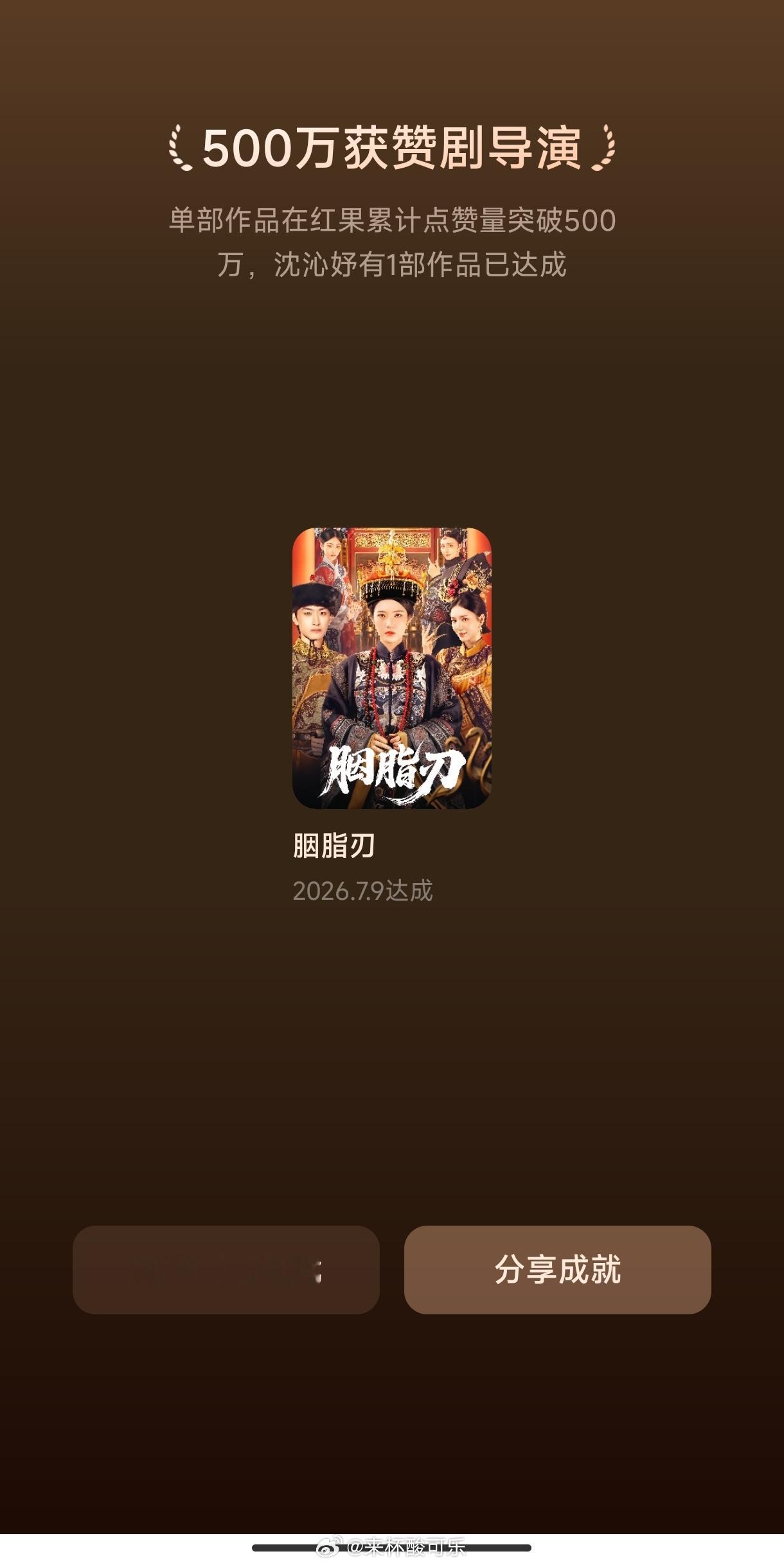 幕后导演编剧的红果成就沈沁妤 ⭐这位导演也很牛，关联作品9部，破10亿的就有5部