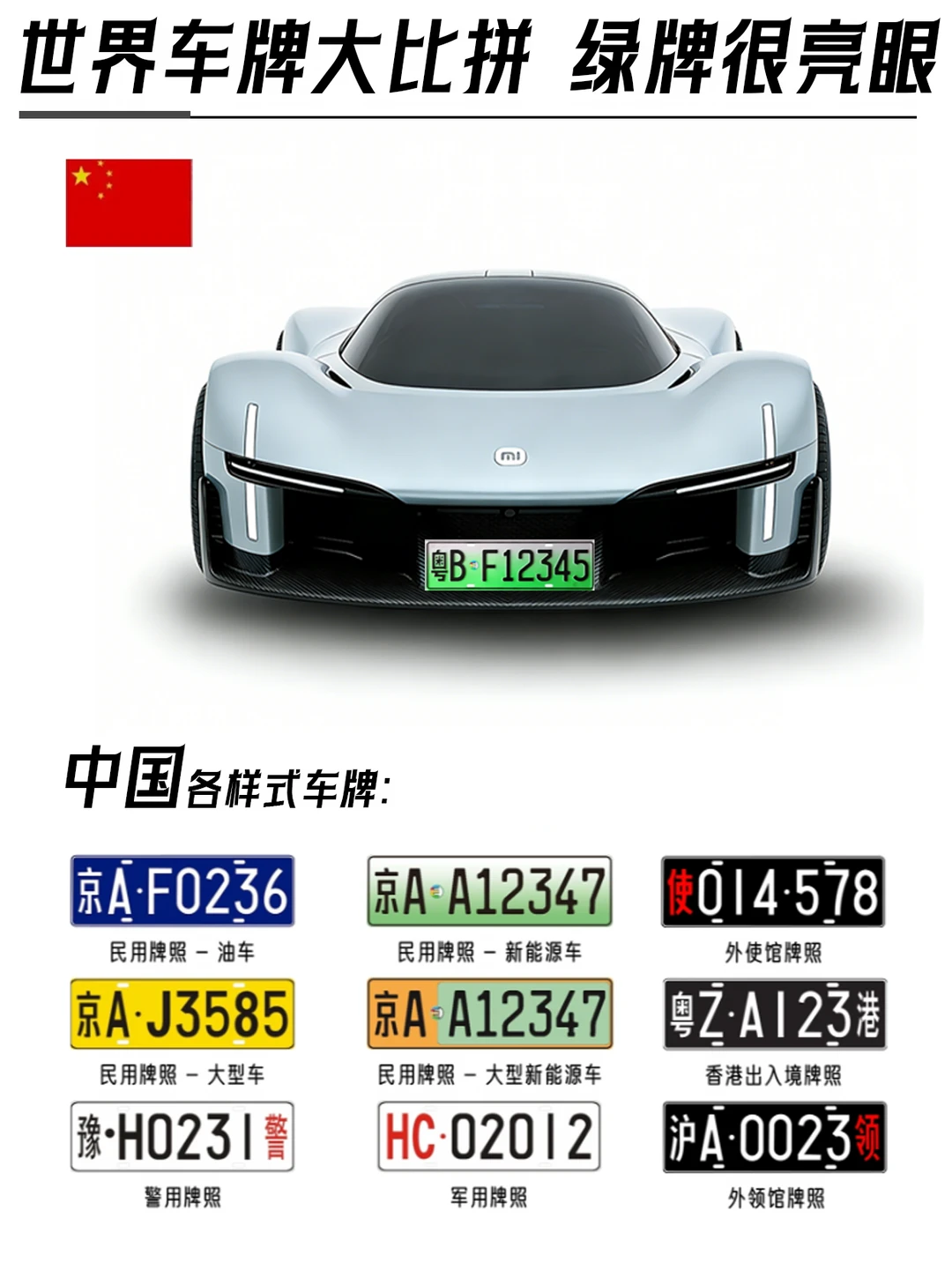 世界各国车牌鉴赏，你觉得谁的最好看？