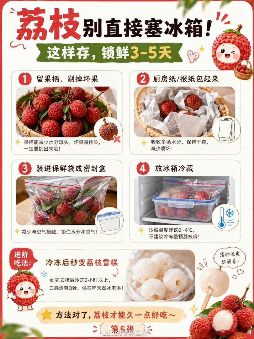 当吃商极高的人吃荔枝💐高水准吃荔枝懂取舍品味，偏爱自然成熟的鲜果，甜度自然果香