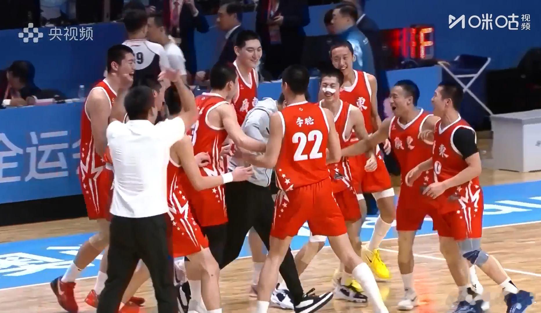 广东队获得U18全运会的冠军，在今年的篮球项目上算得上是大丰收了