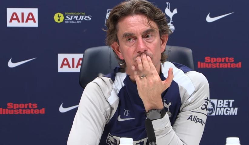 英超第19轮，热刺将前往客场对阵布伦特福德。赛前，主帅弗兰克出席了新闻发布会。你