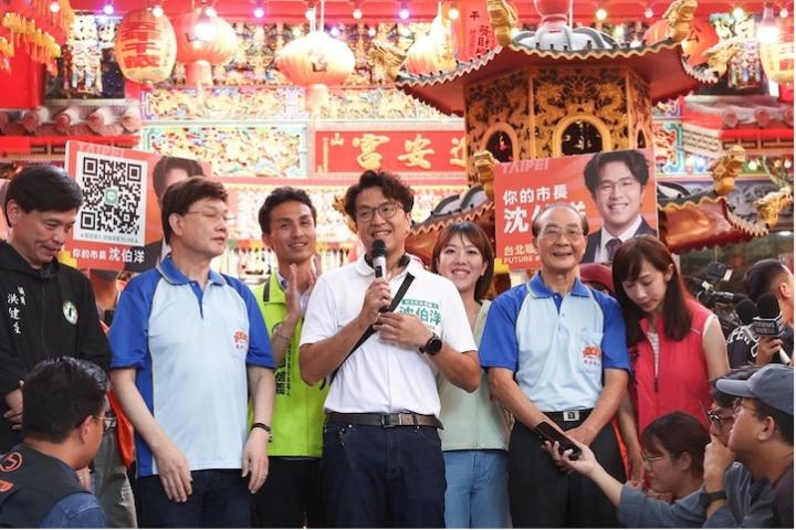 沈伯洋民调追到只差1.2%　陈水扁突喊「抽样怪怪的」

梅花新闻网 林瑞益/综合