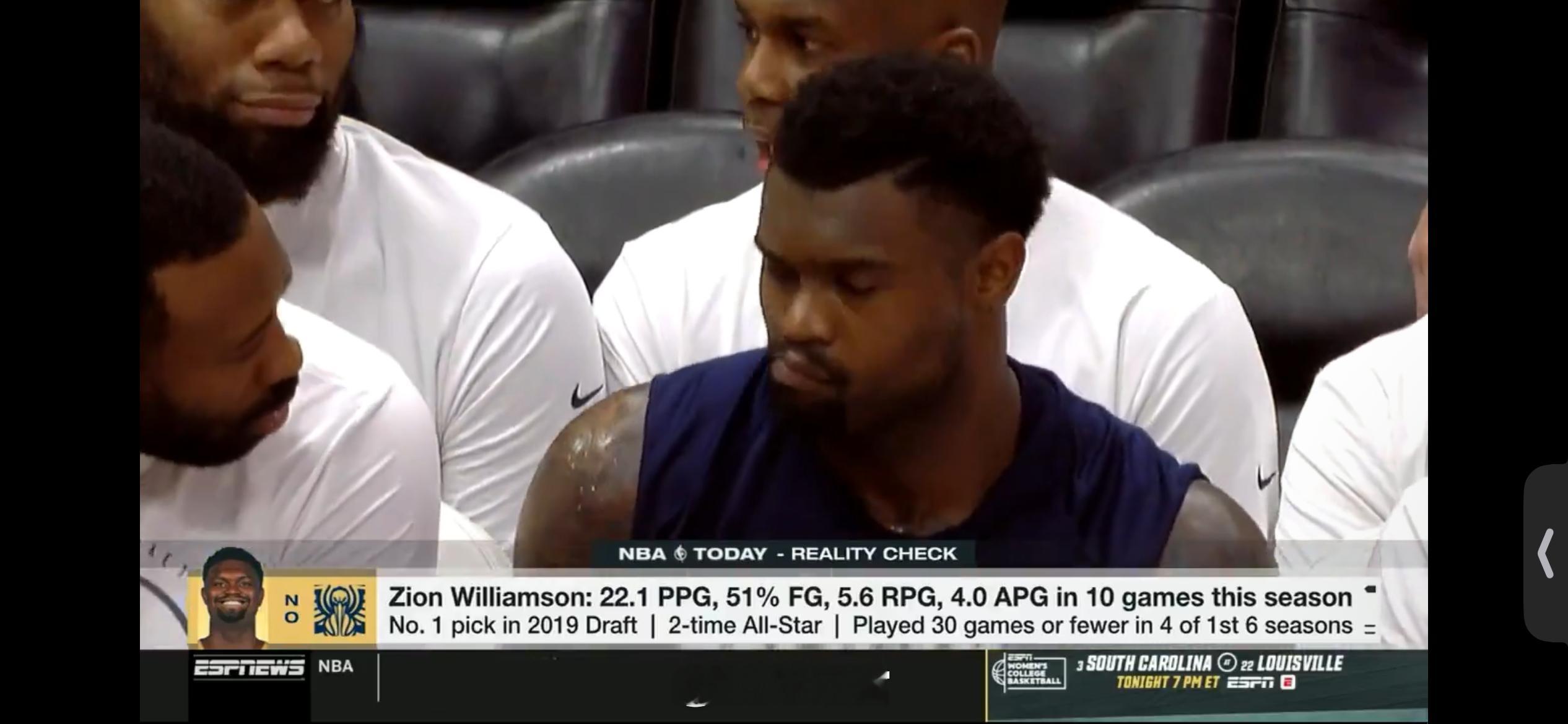 马克·斯皮尔斯采访到锡安的一位前队友，后者认为其有詹姆斯的篮球天赋，其自己甚至觉