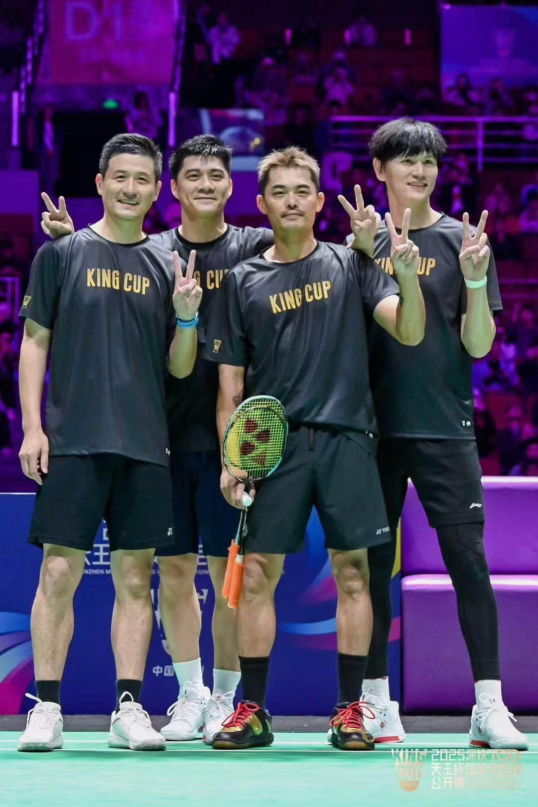 国羽的回忆杀呢，当年的男队四大天王，林丹、鲍春来、蔡赟、傅海峰同框，四人书写了国