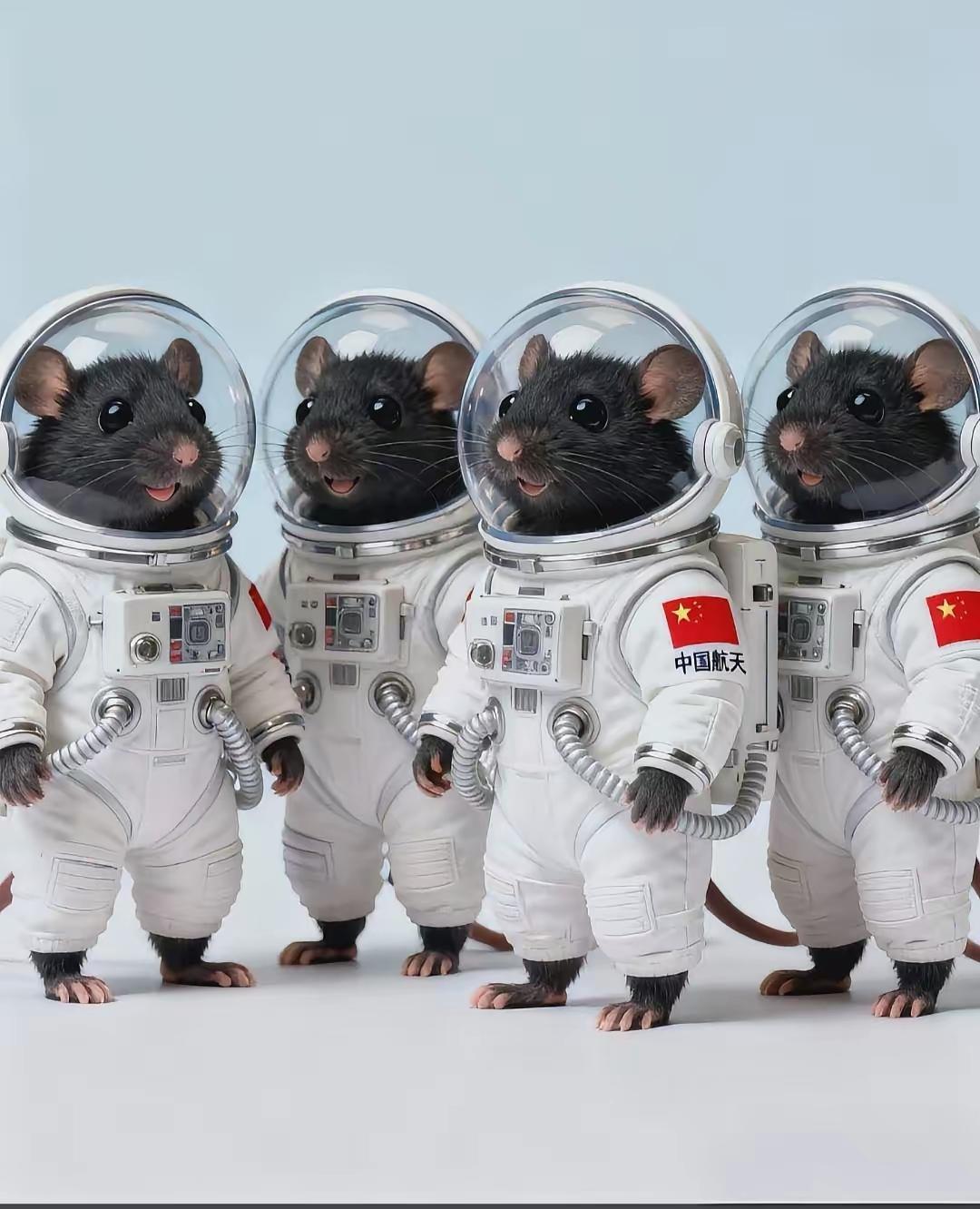 “从从、容容、游刃、有余”，是这群神舟二十一号搭载的太空小鼠被网友们提议的名字，