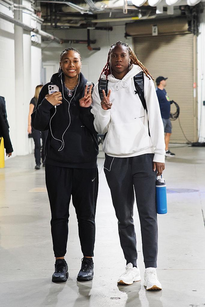 wnba季后赛第二比赛日球员ootd wnba ootd ​​​