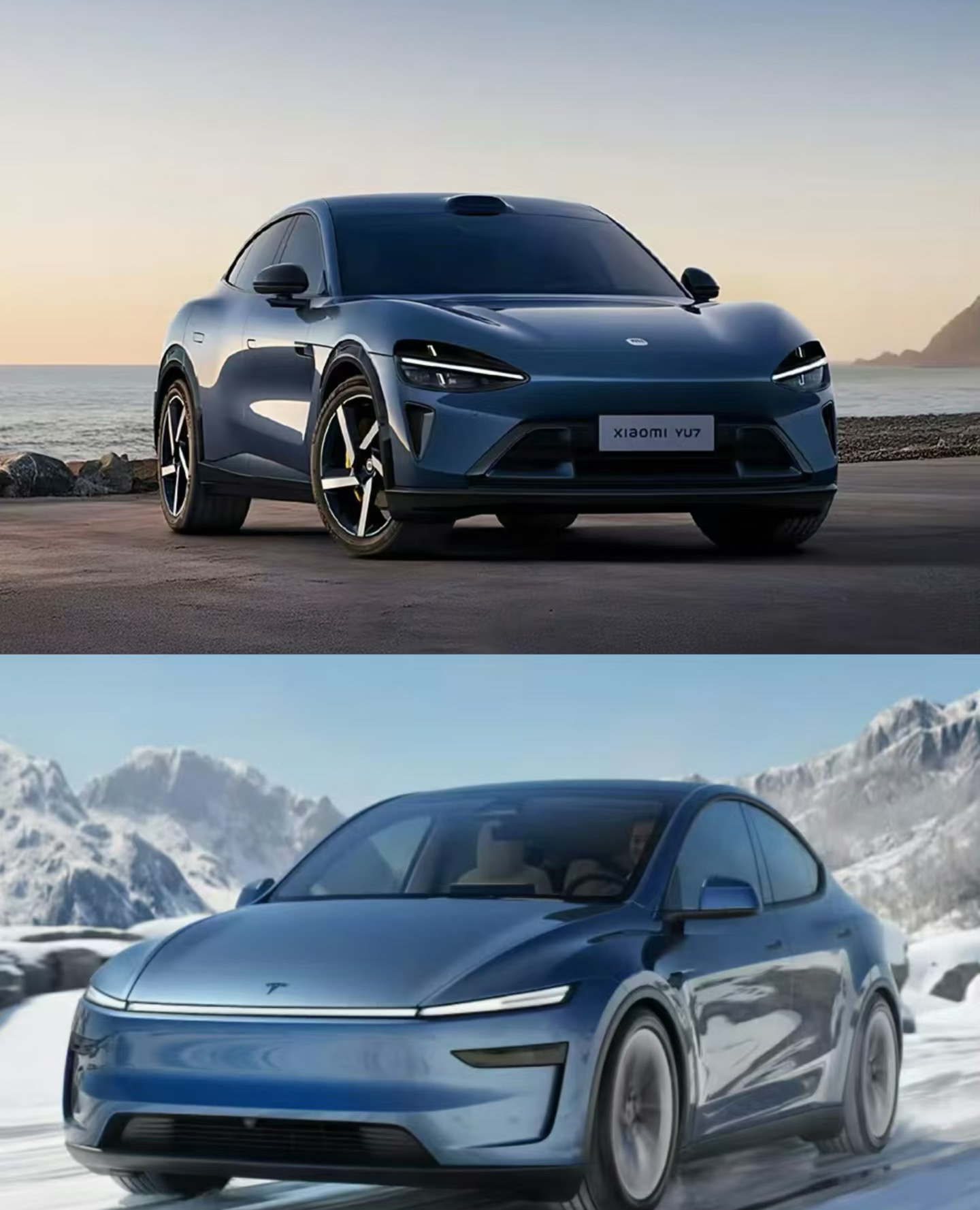 小米YU7和焕新ModelY你选谁  雷军的“尽管对比”太敢了，这俩其实没啥可比