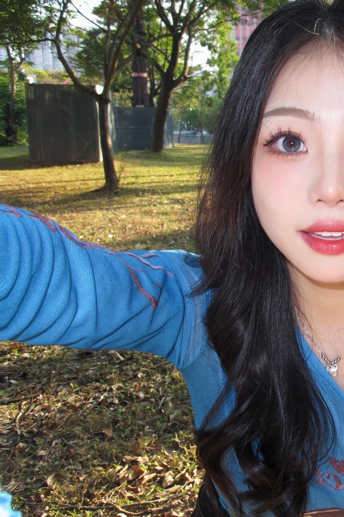 一半一半 记录我的一半一半  拍照姿势 甜妹