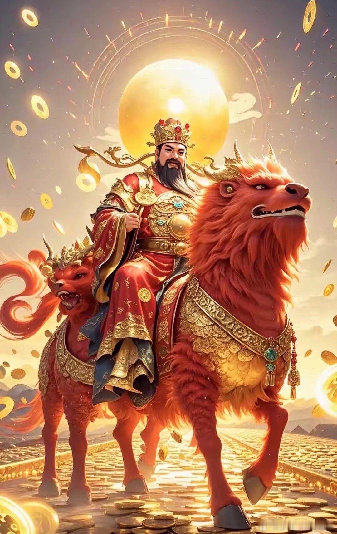 今天是十二月的第二天大家都着莎莎一起迎接财神，财神爷会保佑我们这个月财运连连，大