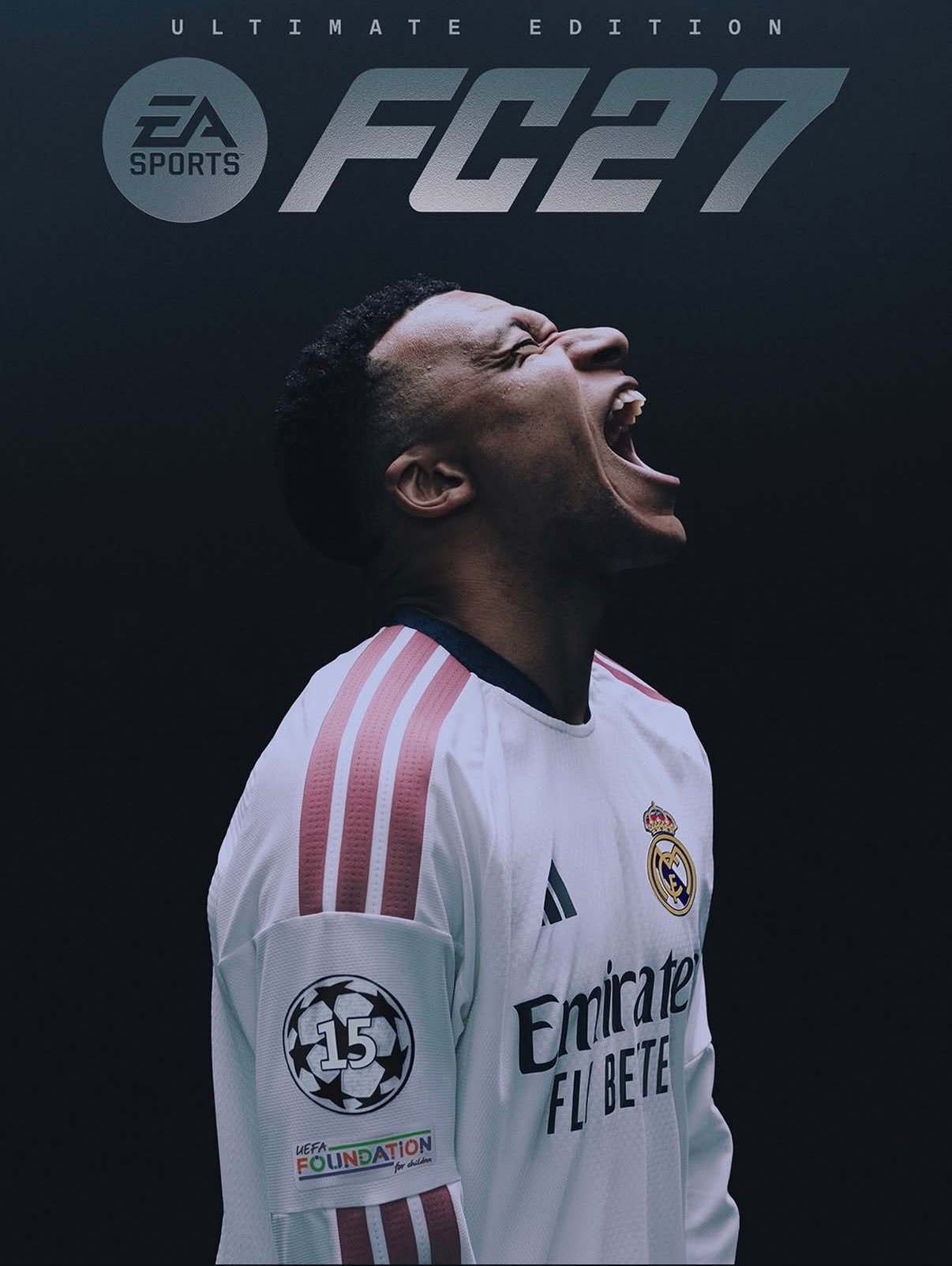 姆巴佩成为EAFC 27封面球星！🎮 halamadrid