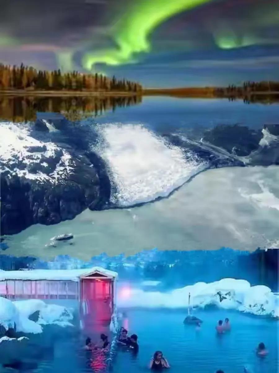 阿拉斯加内陆地区深入北美大陆腹地，气温极低。北太平洋暖流的暖湿水汽、北极的温和气