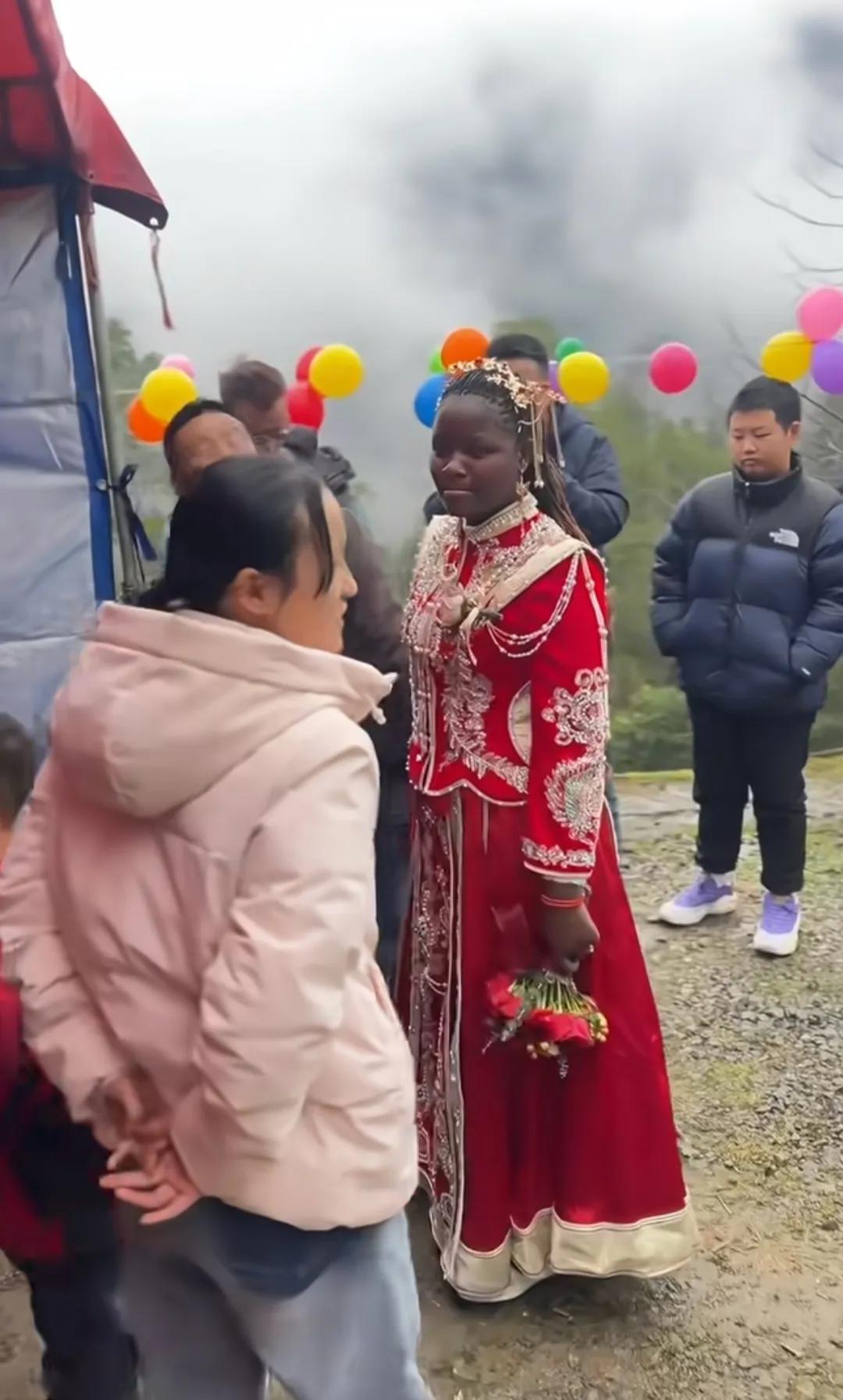 非洲新娘远嫁湖北恩施，彩礼8800。