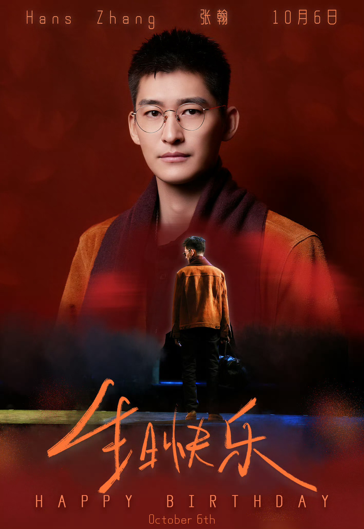 张翰敖瑞鹏都是今天生日原来张翰敖瑞鹏都是今天生日！祝两位生日快乐[蛋糕][蛋糕]