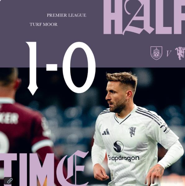 半场结束，暂时0比1。弗莱彻的这个半场运气很糟糕，先是后卫封堵折射丢了一个，然后