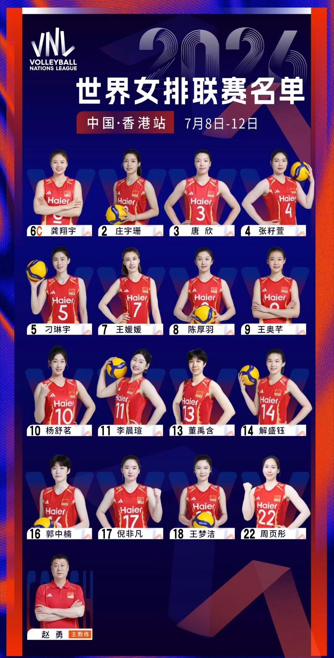 【世界女排联赛香港站名单+赛程+合影】
中国女排一行已顺利抵港
参加世界女排联赛